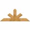 Ekena Millwork Saratoga Rough Sawn Timber Gable Bracket, Western Red Cedar, 60"W x 25"H x 4"D x 6"F, 10/12 Pitch GBW060X25X0406SAR00RWR - alternate 1